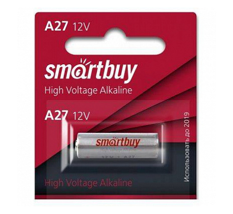 Батарейка Smartbuy A27/5B алкалин. сигнализация 12В SBBA-27A5B фото 1